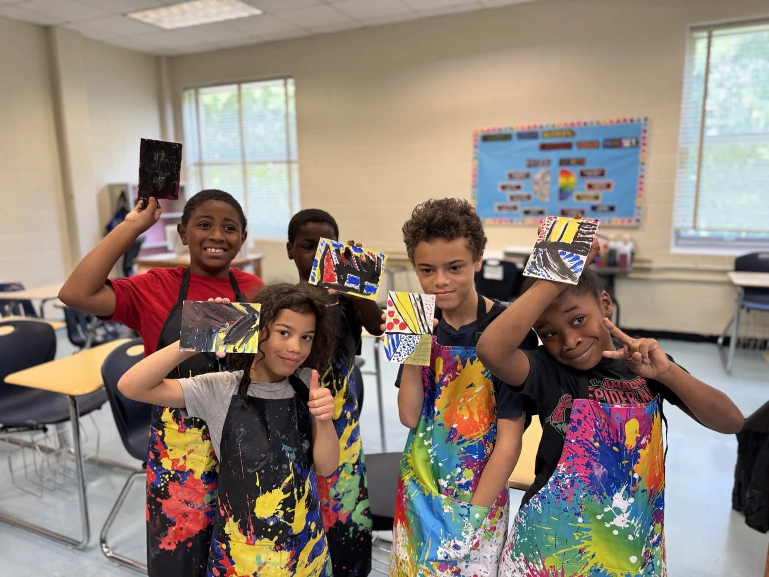 Project-based learning through art and creative expression.